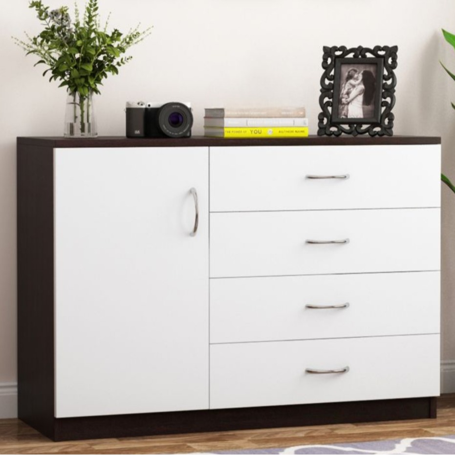 Familia 4-Drawer Wooden Chest Of Drawers