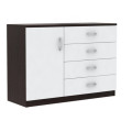 Familia 4-Drawer Wooden Chest Of Drawers - top_view