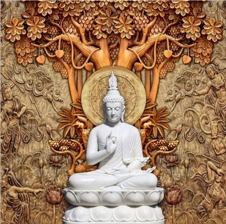 Buddha Wall Tile - top_view