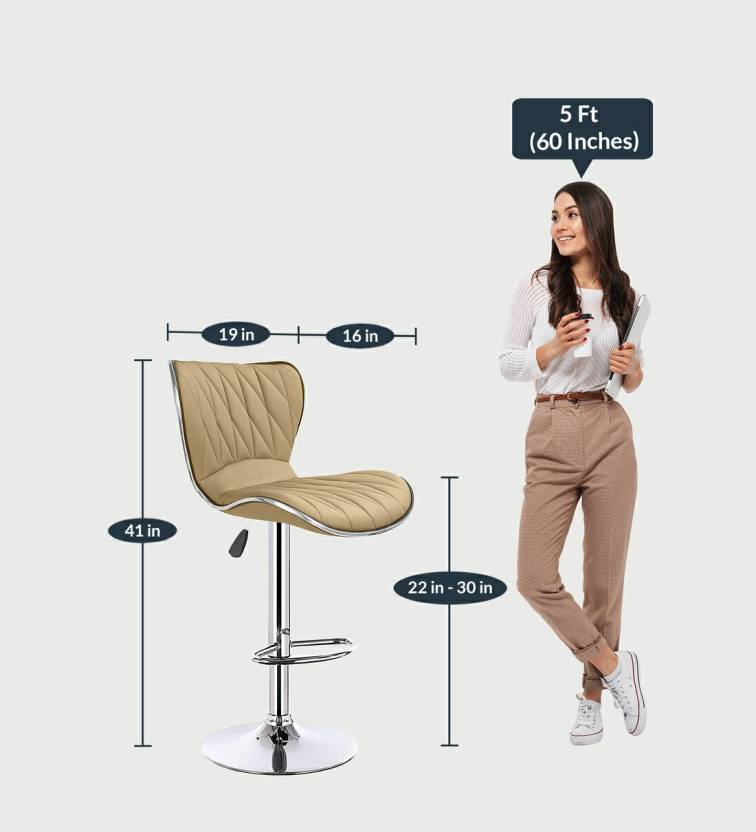 Berlin Leatherette Bar Stool