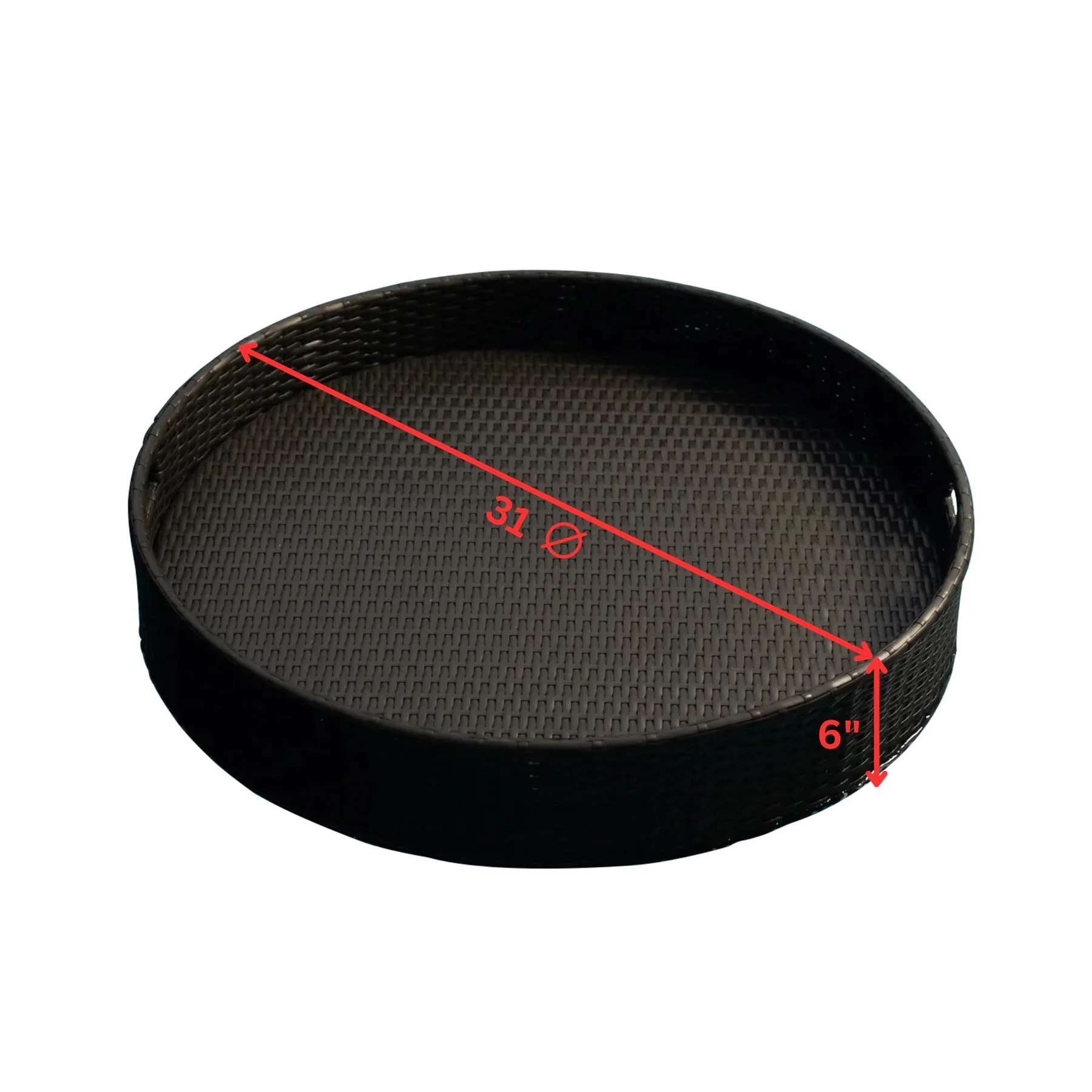 Enciso Luxury Floating Serving Tray (Round)