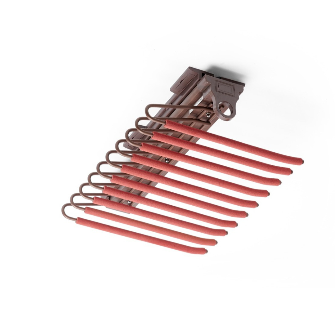 Pull-Out Trouser V Shape Trouser Rack (17x13x4 Inch) - rear_view