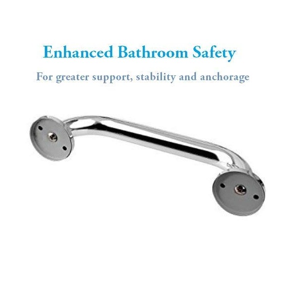 Heavy-Duty Stainless Steel Bathroom Grab Bar - (8inch)