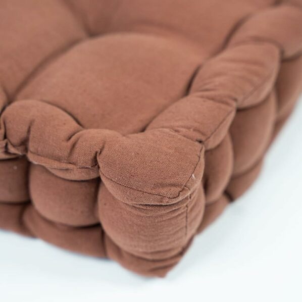 Soft & Comfortable Sitting | Chair Cushion Pad for Sitting (40x40x8cm) (Brown)