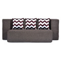 3 Seater Double Foam Fold Out Sofa Cum Bed (Brown) (72x28x14 Inch) - photo