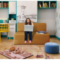 Dublin Foldable Sofa Cum Bed (Mustard Yellow) (6X5) - photo