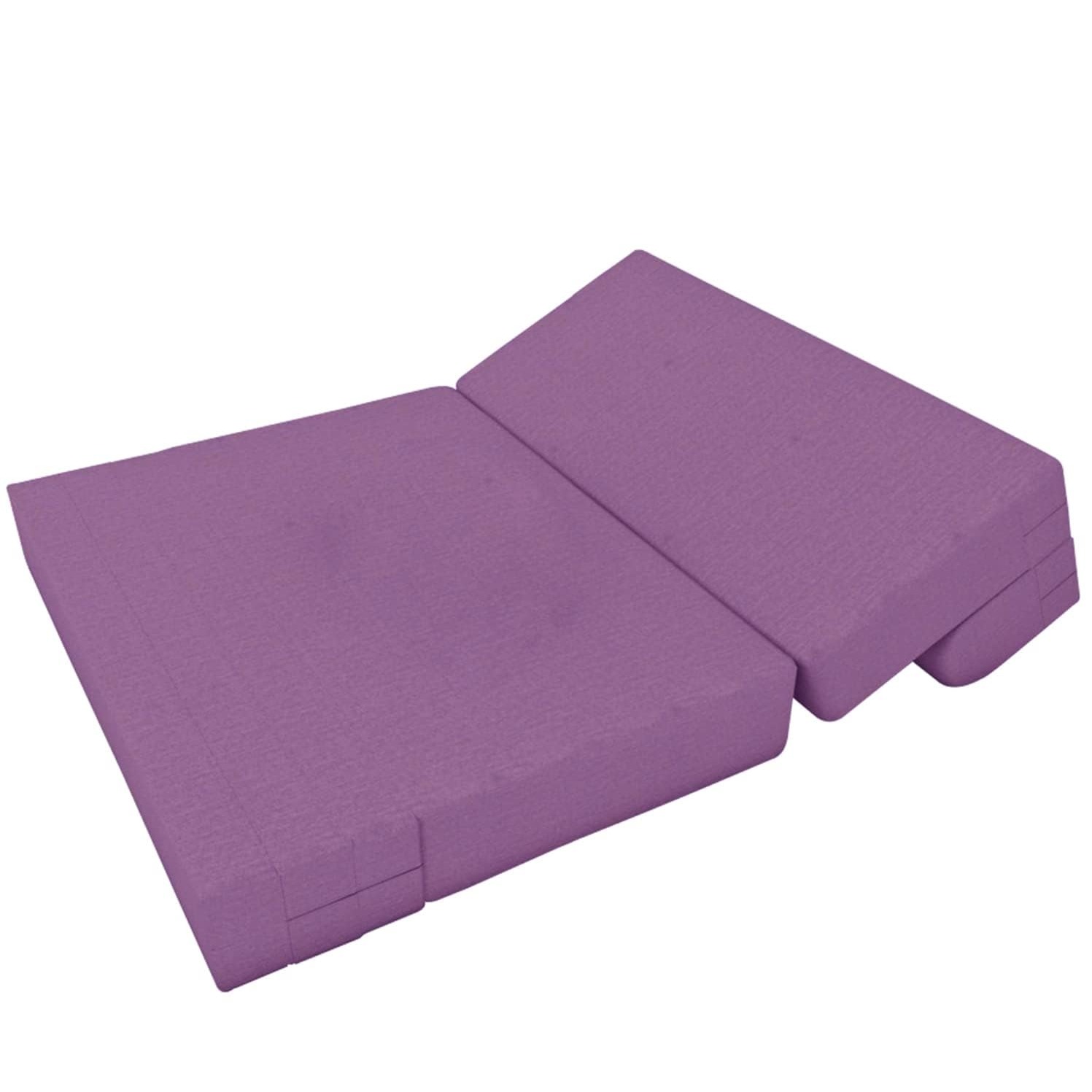 Dublin Purple Sleeper Sofa Cum Bed 2 Seater (6x5 Ft)